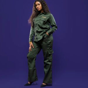 Ensemble Cargo "Leader Born Royal" – Vert Forêt