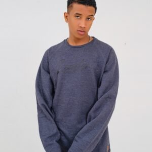 Pull Over Unisexe "Sees" – Gris Chiné – Collection Born Royal